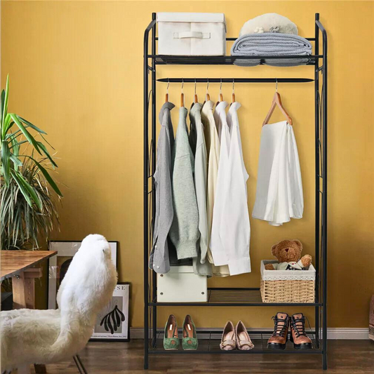 Heavy Duty Coat Clothes Rack Hanger Metal Garment Organizer - The Grand Bazaar of Australia