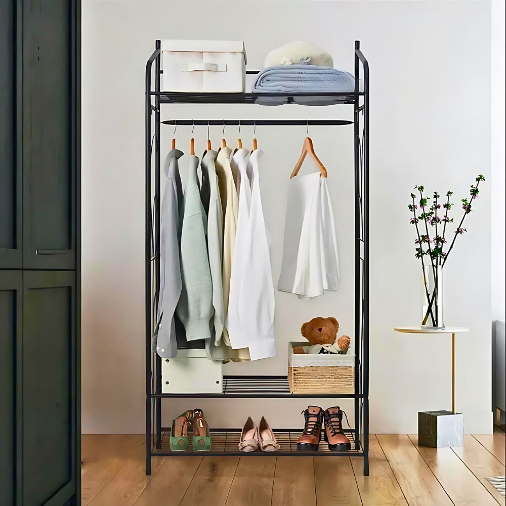 Heavy Duty Coat Clothes Rack Hanger Metal Garment Organizer - The Grand Bazaar of Australia