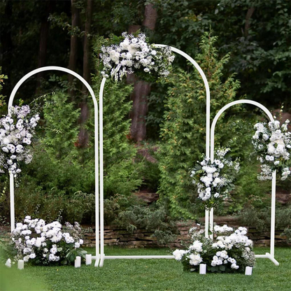 Set of 3 Wedding Metal Backdrop Arch Balloon Frame - The Grand Bazaar of Australia