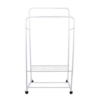 Heavy Duty Rolling Garment Rack Cloth Hanger and Shoes Organizer - The Grand Bazaar of Australia