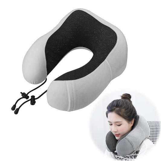 Soft Travel Pillow U Shaped Travel Memory Foam Neck Cushion - The Grand Bazaar of Australia