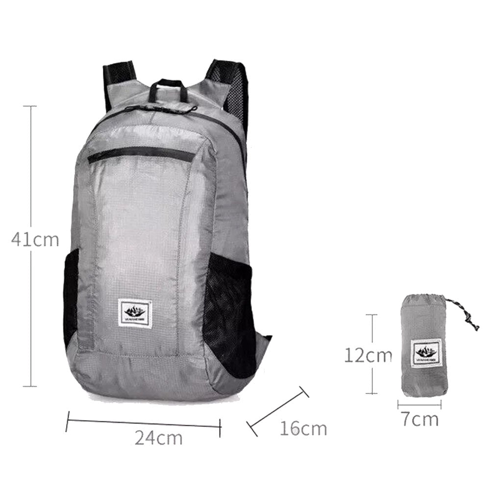 Outdoor Hiking Bag 20L Lightweight Foldable Waterproof Ultralight Backpack - The Grand Bazaar of Australia