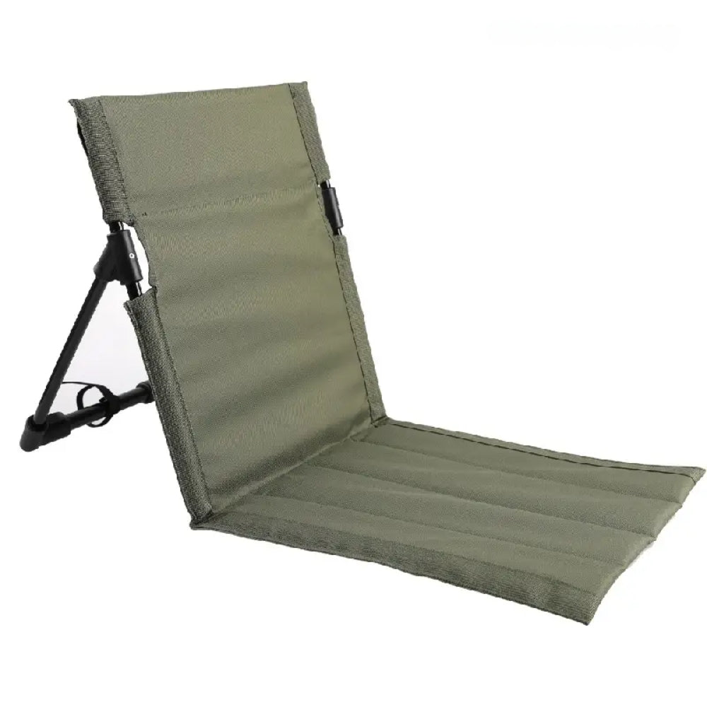 Foldable Camping Chair Outdoor Garden Park Single Lazy Chair Backrest Cushion - The Grand Bazaar of Australia