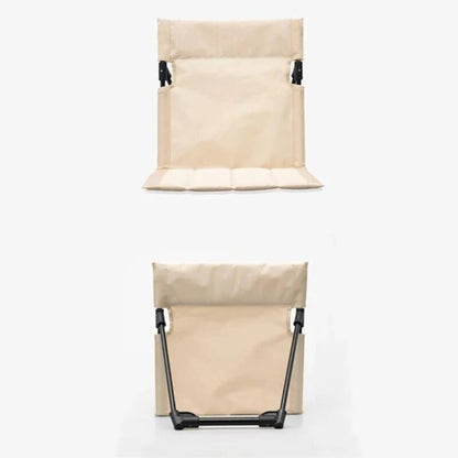 Foldable Camping Chair Outdoor Garden Park Single Lazy Chair Backrest Cushion - The Grand Bazaar of Australia