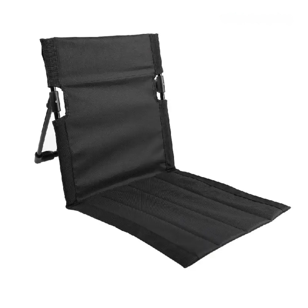 Foldable Camping Chair Outdoor Garden Park Single Lazy Chair Backrest Cushion - The Grand Bazaar of Australia