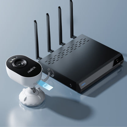 4MP Cube WiFi Outdoor Camera with Spotlight WiFi Motion Detection 2-Way Audio Surveillance Cameras - The Grand Bazaar of Australia