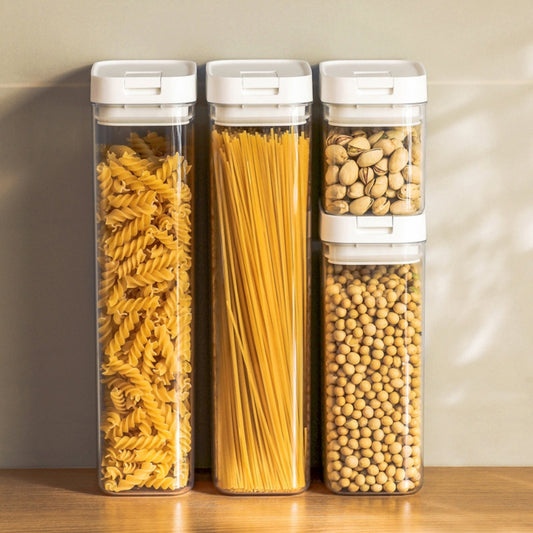 Pasta Storage Box Transparent Plastic Grain Seal Tank - The Grand Bazaar of Australia