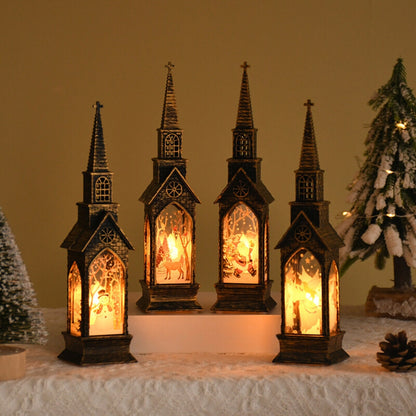 Christmas LED Night Light Lantern Lamp Table - The Grand Bazaar of Australia