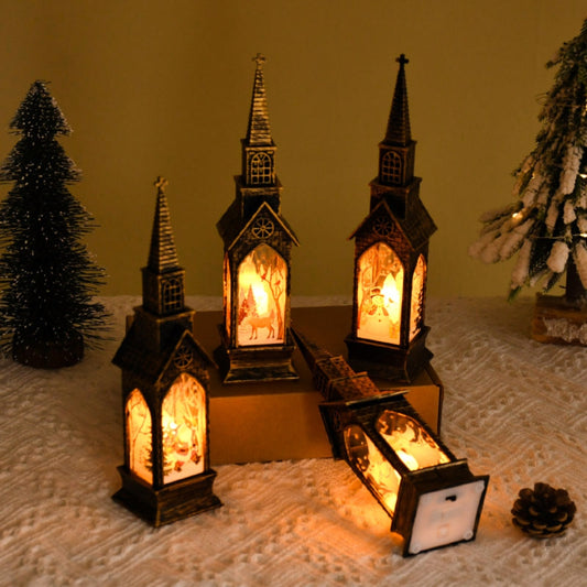 Christmas LED Night Light Lantern Lamp Table - The Grand Bazaar of Australia