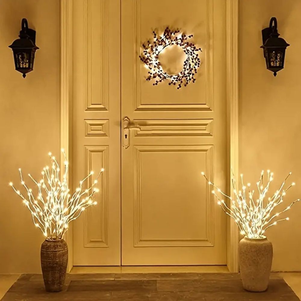 LED White Birch Branch Light for Festive Home and Wedding Decor - The Grand Bazaar of Australia