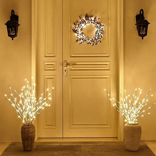 LED White Birch Branch Light for Festive Home and Wedding Decor - The Grand Bazaar of Australia