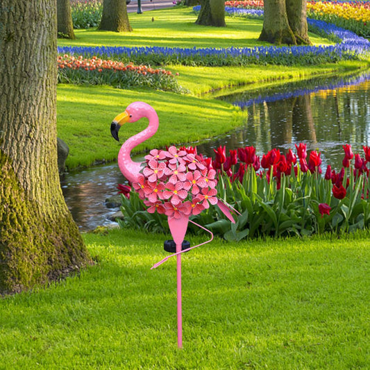 Garden Solar Lights Outdoor Solar Powered Flamingo Stake Lights - The Grand Bazaar of Australia