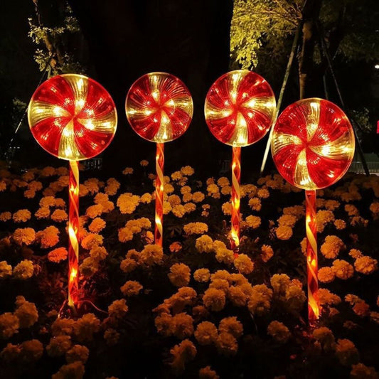 Holiday Lollipop Lights Festive Solar Outdoor Decorations - The Grand Bazaar of Australia