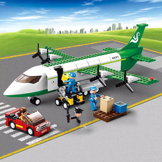 City Cargo Aircraft Educational Building Blocks Toy for Children - The Grand Bazaar of Australia