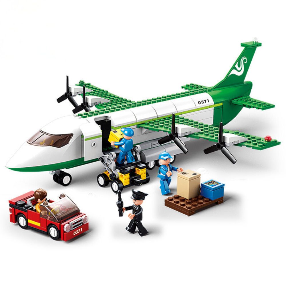 City Cargo Aircraft Educational Building Blocks Toy for Children - The Grand Bazaar of Australia