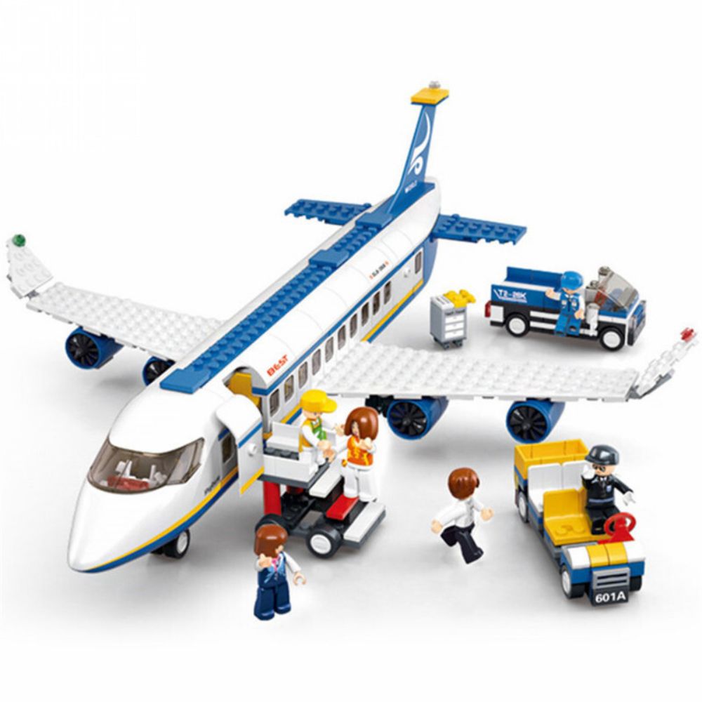 City Cargo Aircraft Educational Building Blocks Toy for Children - The Grand Bazaar of Australia