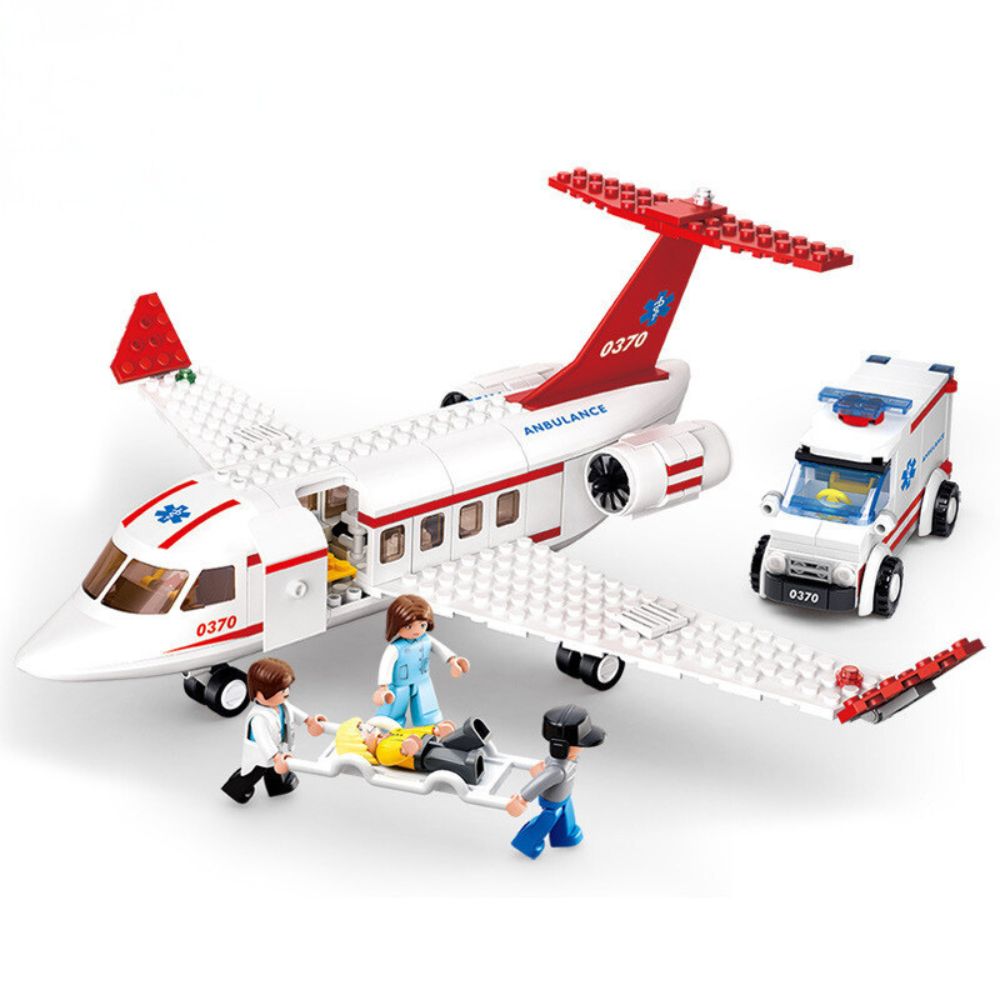 City Cargo Aircraft Educational Building Blocks Toy for Children - The Grand Bazaar of Australia