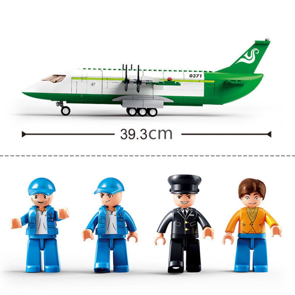 City Cargo Aircraft Educational Building Blocks Toy for Children - The Grand Bazaar of Australia