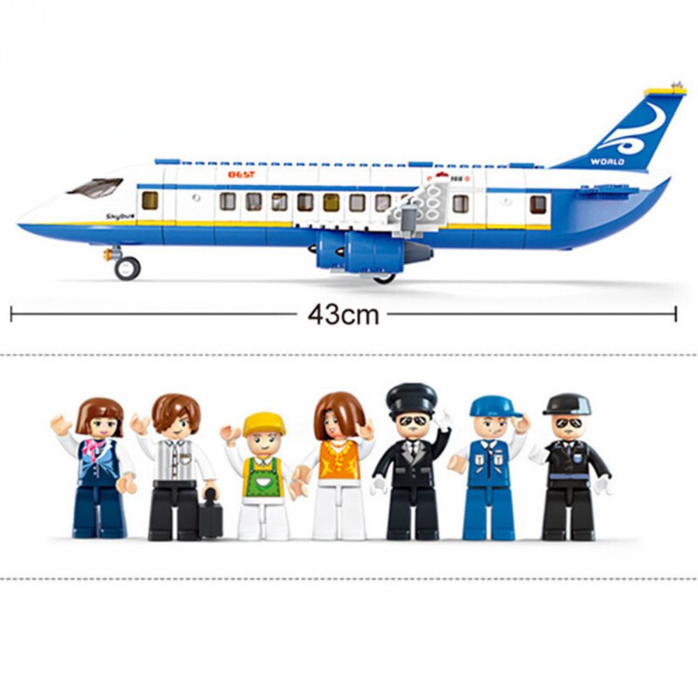 City Cargo Aircraft Educational Building Blocks Toy for Children - The Grand Bazaar of Australia