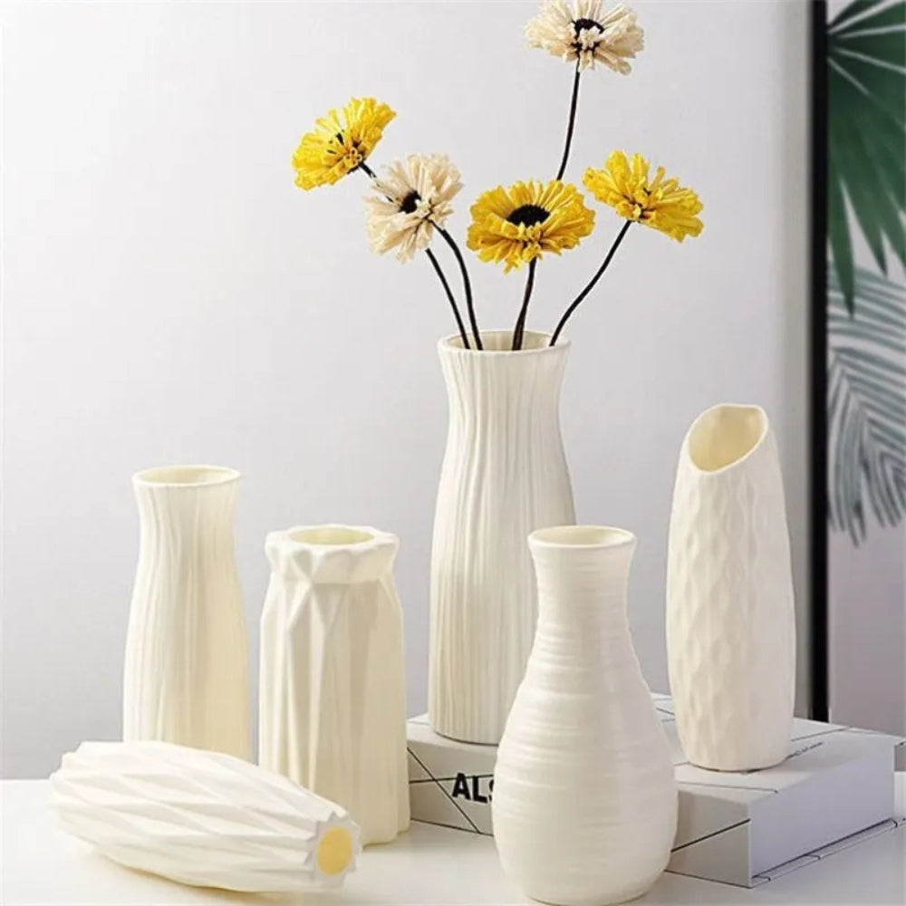 1pc Nordic Plastic Vase Simple Small Fresh Flower Pot - The Grand Bazaar of Australia