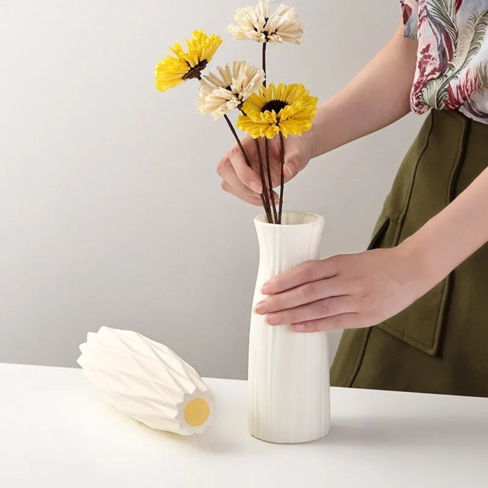 1pc Nordic Plastic Vase Simple Small Fresh Flower Pot - The Grand Bazaar of Australia