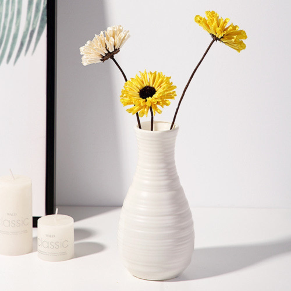 1pc Nordic Plastic Vase Simple Small Fresh Flower Pot - The Grand Bazaar of Australia
