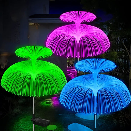 7 Color Solar Jellyfish Lights for Outdoor Walkways and Gardens - The Grand Bazaar of Australia