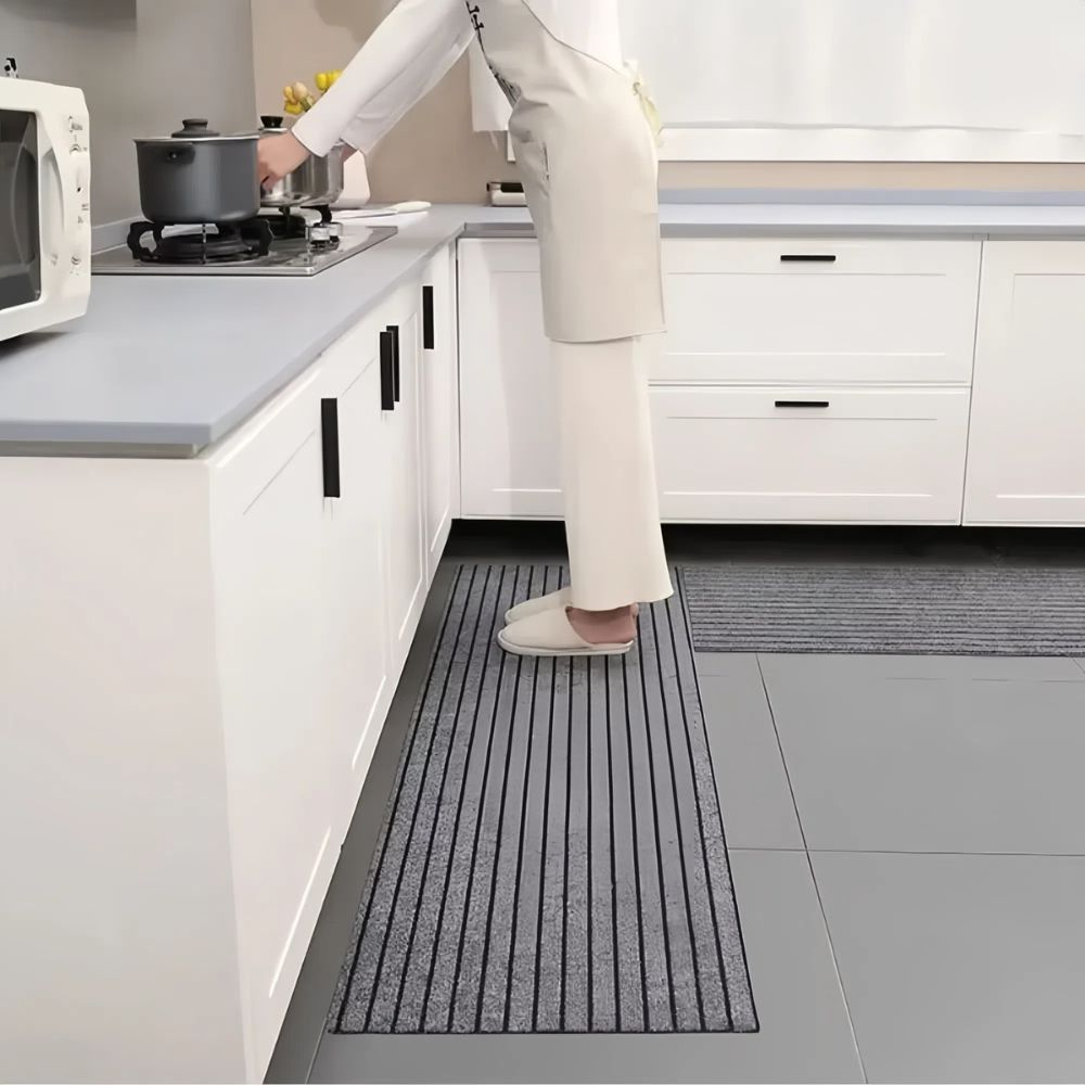 Modern Minimalist Square Floor Mat Durable Non Slip Indoor Outdoor Use - The Grand Bazaar of Australia