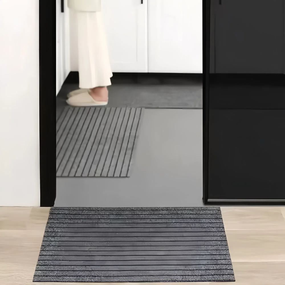 Modern Minimalist Square Floor Mat Durable Non Slip Indoor Outdoor Use - The Grand Bazaar of Australia