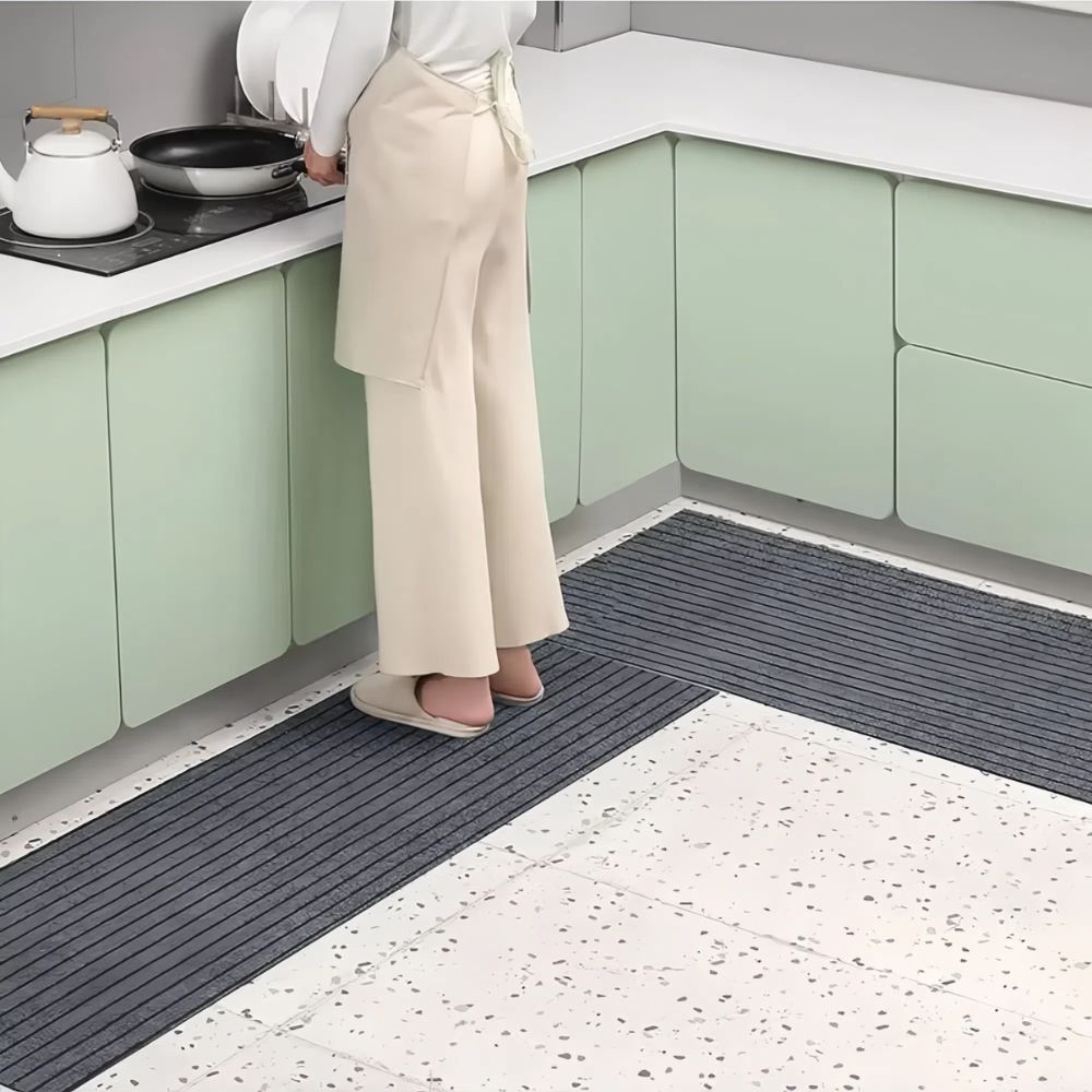 Modern Minimalist Square Floor Mat Durable Non Slip Indoor Outdoor Use - The Grand Bazaar of Australia