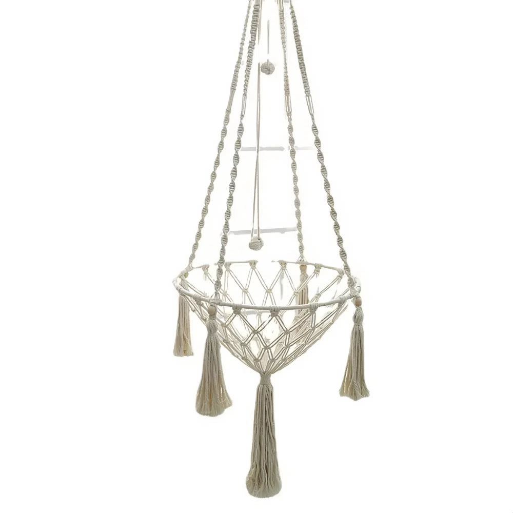 Hand Woven Cotton Cat Hammock Luxurious Hanging Basket for Indoor Kitties - The Grand Bazaar of Australia