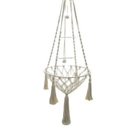 Hand Woven Cotton Cat Hammock Luxurious Hanging Basket for Indoor Kitties - The Grand Bazaar of Australia
