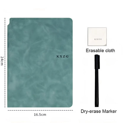 Reusable Whiteboard Notebook Set with Pen, Cloth, and Planner - The Grand Bazaar of Australia