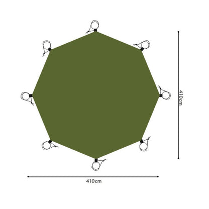 Extra Large Waterproof Hexagon Camping Mat - The Grand Bazaar of Australia