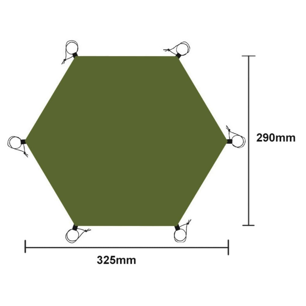 Extra Large Waterproof Hexagon Camping Mat - The Grand Bazaar of Australia