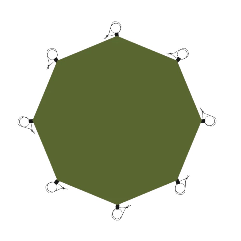Extra Large Waterproof Hexagon Camping Mat - The Grand Bazaar of Australia