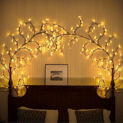 96 LED Willow Vine Lights Bendable Birch Tree 8 Modes - The Grand Bazaar of Australia
