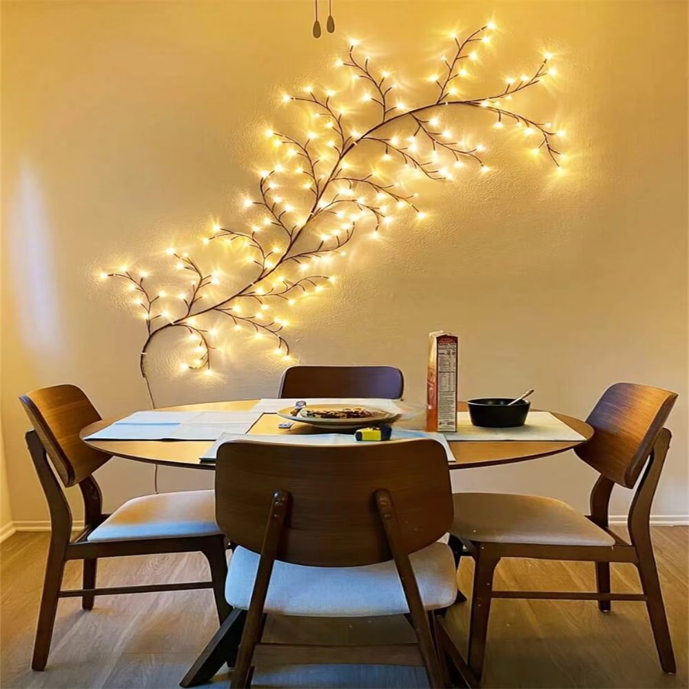96 LED Willow Vine Lights Bendable Birch Tree 8 Modes - The Grand Bazaar of Australia