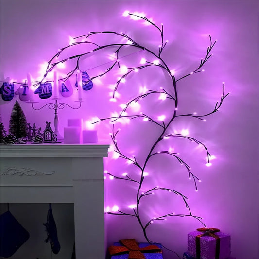 96 LED Willow Vine Lights Bendable Birch Tree 8 Modes - The Grand Bazaar of Australia