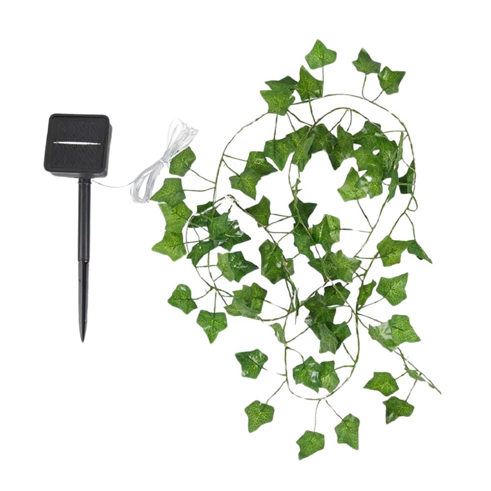 Outdoor Solar Maple Leaf Garland Fairy Lights for Festive Garden Decor - The Grand Bazaar of Australia