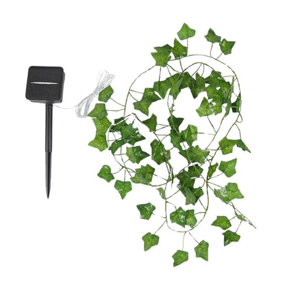 Outdoor Solar Maple Leaf Garland Fairy Lights for Festive Garden Decor - The Grand Bazaar of Australia