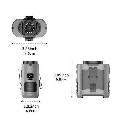 10,000mAh Outdoor Waist Fan and Power Bank Convenient Portable Neck Fan - The Grand Bazaar of Australia
