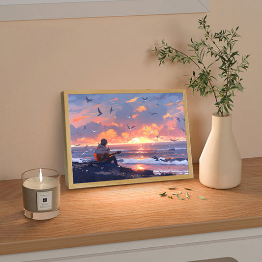 LED Light Painting Comic Style LED Painting Lamp Modern Home Gift - The Grand Bazaar of Australia