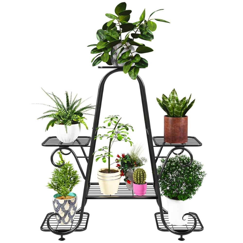 Metal Plant Stand Indoor Outdoor Flower Pot Display Rack Garden Shelf Stand Holder - The Grand Bazaar of Australia