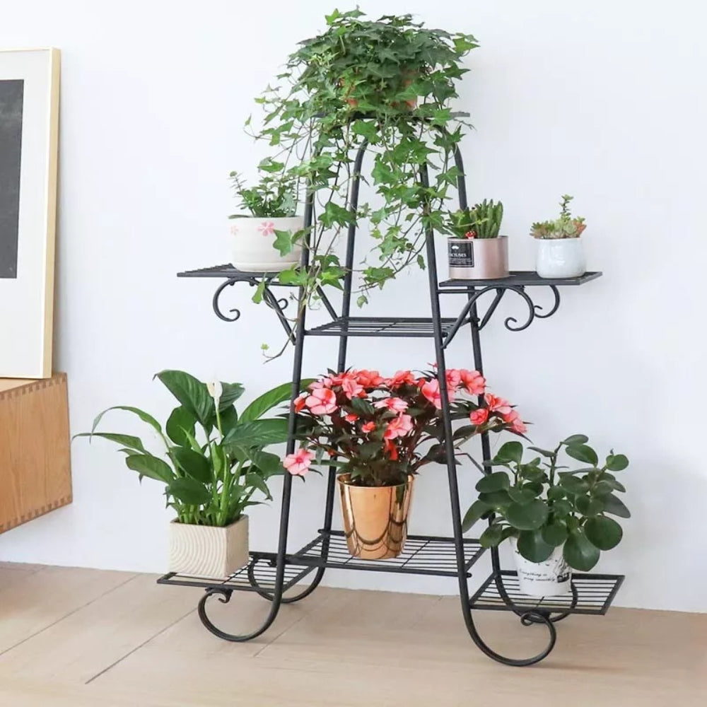 Metal Plant Stand Indoor Outdoor Flower Pot Display Rack Garden Shelf Stand Holder - The Grand Bazaar of Australia