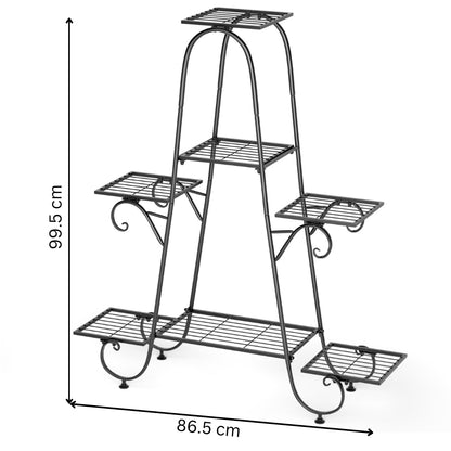 Metal Plant Stand Indoor Outdoor Flower Pot Display Rack Garden Shelf Stand Holder - The Grand Bazaar of Australia