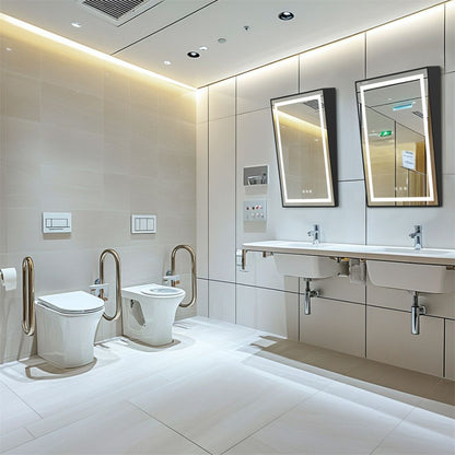 LED Wheelchair Accessible Bathroom Tilt Mirror - The Grand Bazaar of Australia