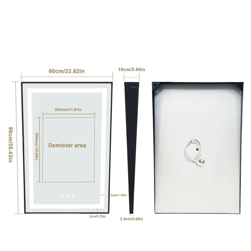 LED Wheelchair Accessible Bathroom Tilt Mirror - The Grand Bazaar of Australia
