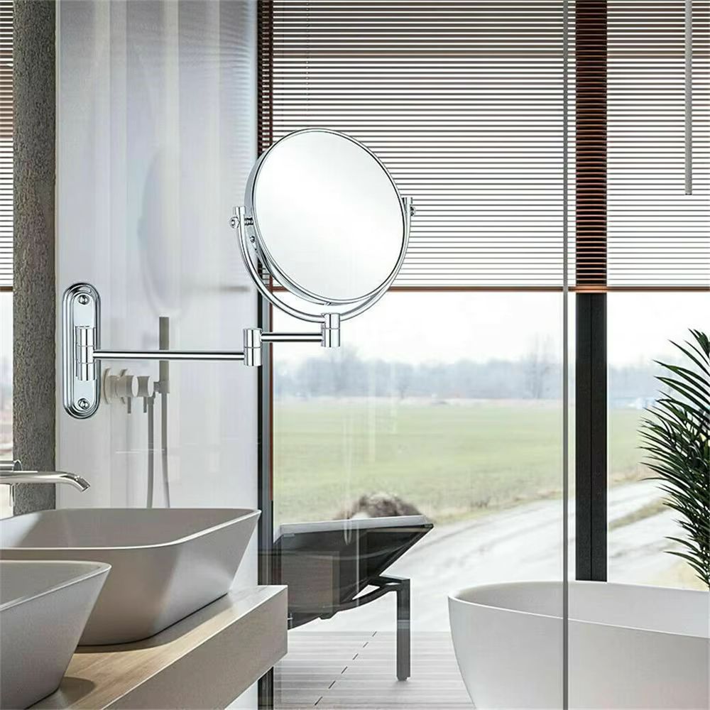 Double-Sided 5X/10X Magnifying Bathroom Mirror - The Grand Bazaar of Australia