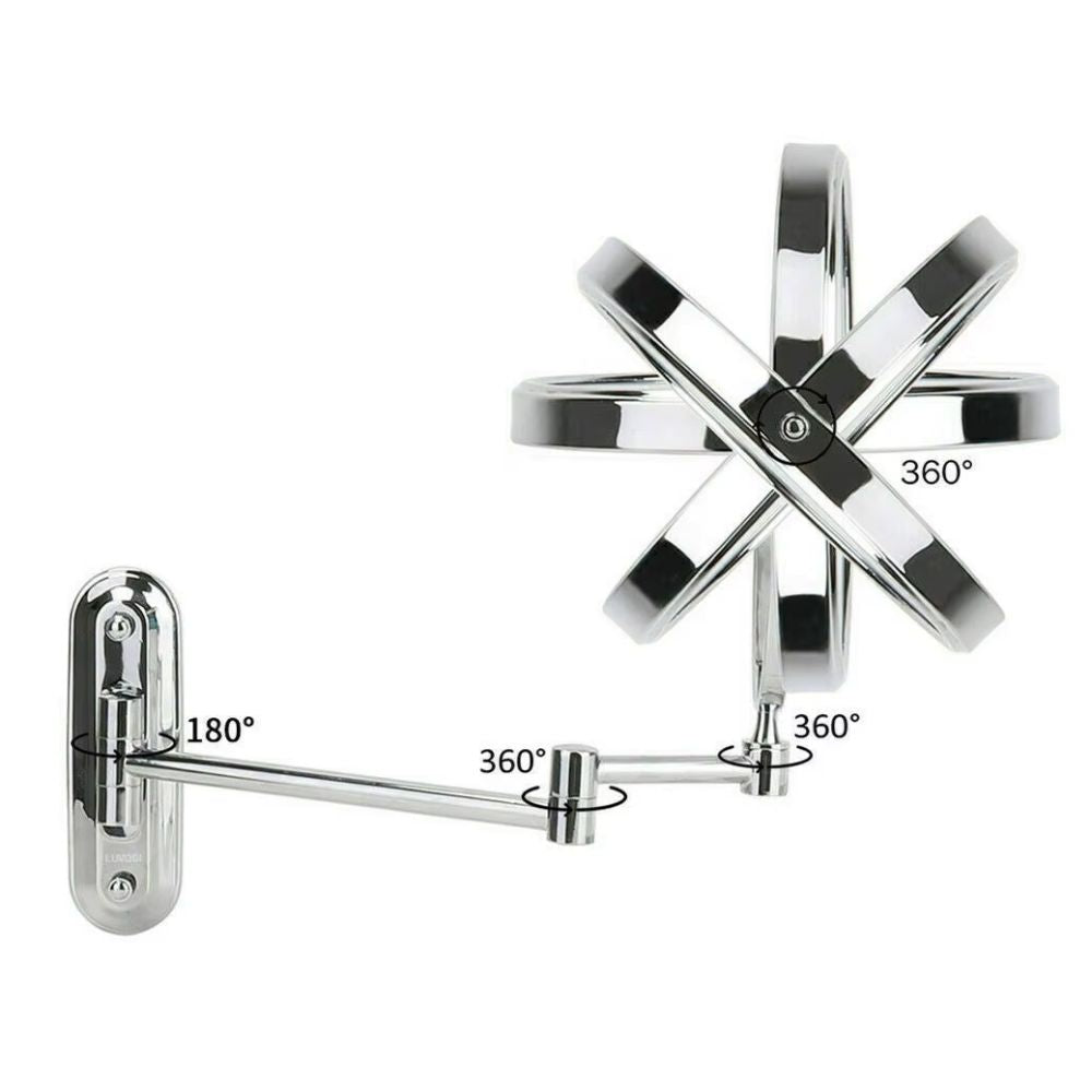 Double-Sided 5X/10X Magnifying Bathroom Mirror - The Grand Bazaar of Australia